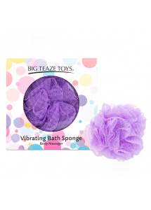 Wibrująca gąbka do kąpieli - Big Teaze Toys Bath Sponge Vibrating   Fioletowy