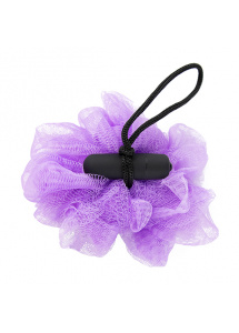 Wibrująca gąbka do kąpieli - Big Teaze Toys Bath Sponge Vibrating   Fioletowy