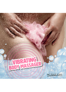 Wibrująca gąbka do kąpieli - Big Teaze Toys Bath Sponge Vibrating   Różowy