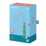 Wibrująca sonda z kulkami analnymi - Satisfyer Lolli Plug 2  Zielony