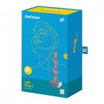 Wibrująca sonda z kulkami analnymi - Satisfyer Lolli Plug 2  Szary