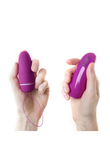 Wibrujące jajeczko bezprzewodowe - B Swish bnaughty Deluxe Unleashed  Fioletowy