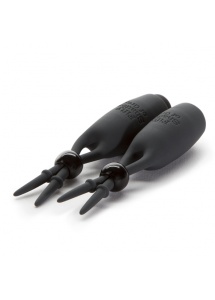 Wibrujące zaciski na sutki - Fifty Shades of Grey Vibrating Nipple Clamps 