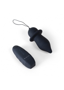 Wibrujący bezprzewodowy korek analny - B Swish bfilled Classic  Czarny