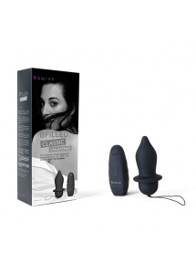 Wibrujący bezprzewodowy korek analny - B Swish bfilled Classic  Czarny