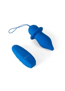 Wibrujący bezprzewodowy korek analny - B Swish bfilled Classic  Niebieski