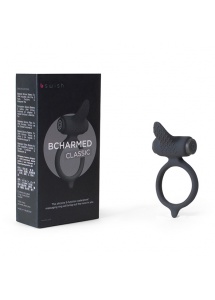 Wibrujący  pierścień na członka - B Swish bcharmed Classic  czarny