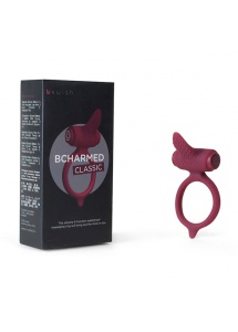 Wibrujący  pierścień na członka - B Swish bcharmed Classic  czerwony
