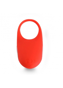 Wibrujący pierścień na penisa - FeelzToys Thor Cockring   Czerwony