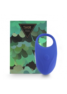 Wibrujący pierścień na penisa - FeelzToys Thor Cockring   Niebieski