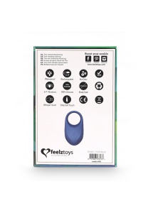 Wibrujący pierścień na penisa - FeelzToys Thor Cockring   Niebieski