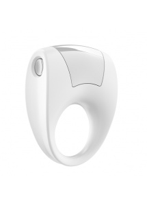 Wibrujący pierścień na penisa - Ovo B8 Vibrating Ring Biały