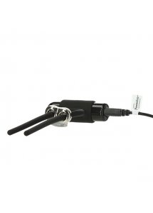 Wibrujący zacisk lasso na penisa - PowerBullet Bolo Adjustable Penis Ring with Mini 9 Function 