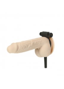 Wibrujący zacisk lasso na penisa - PowerBullet Bolo Adjustable Penis Ring with Mini 9 Function 