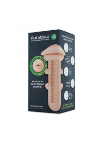 Wkładka do masturbatora - Autoblow A.I. Silicone Sleeve Usta Cielisty