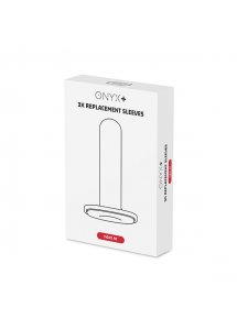 Wkładka do masturbatora - Kiiroo Onyx + Replacement Sleeve 3 sztuki Ciasna