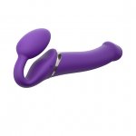 Wyginany wibrator strap-on bez uprzęży - Strap-On-Me Vibrating Bendable Strap-On L 