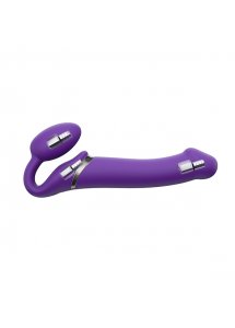 Wyginany wibrator strap-on bez uprzęży - Strap-On-Me Vibrating Bendable Strap-On L 