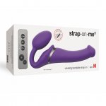 Wyginany wibrator strap-on bez uprzęży - Strap-On-Me Vibrating Bendable Strap-On M