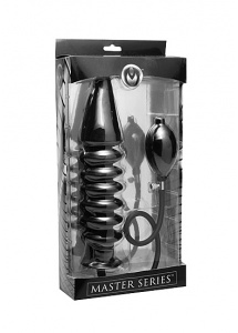 XR Brands Master Series - POMPOWANY KOREK ANALNY rozszerzający się 