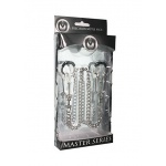 XR Brands Master Series - Zaciski na sutki ŁAŃCUCH 