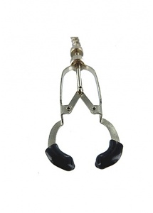 XR Brands Master Series - Zaciski na sutki ŁAŃCUCH 