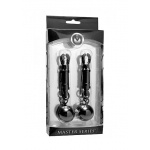 XR Brands Master Series - Zaciski na sutki z obciążnikiem