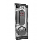XR Brands Master Series - Pierścień NA PENISA z ELEKTROSTYMULACJĄ + PILOT