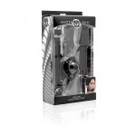 XR BRANDS Master Series - KNEBEL z fukncją wlewania płynów + KLAMRA