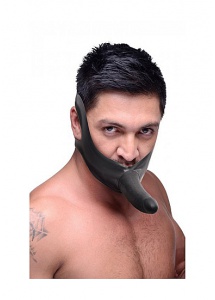 XR Brands Master Series - KNEBEL do ust z dildo 