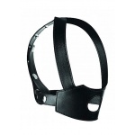 XR BRANDS Master Series - KNEBEL z dziurą na usta + DILDO