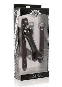 XR Brands Master Series - KNEBEL do ust psia kość OBROŻA