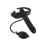 XR Brands Master Series - KNEBEL z DILDO pompowany