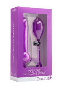Ouch - powiększające Pompowane DMUCHANE DILDO 15,7cm