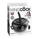 XR BRANDS - Poduszka dmuchana z wibrującym dildo