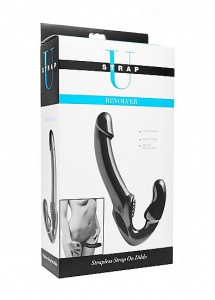 XR Brands Strap-U - DILDO podwójne DO strap on CZARNE