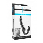 XR Brands Strap-U - DILDO podwójne DO strap on CZARNE