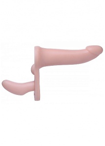XR Brands Strap-U - Uprząż Strap On z podwójnym DILDO