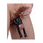 XR BRANDS STRICT - Smycz na PENISA z klatką na jądra