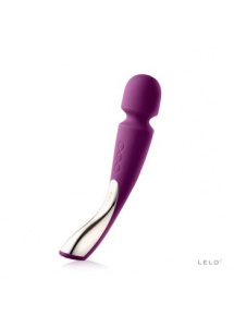 Wodoodporny masażer Lelo - Smart Wand Masager Medium Plum fioletowy średni