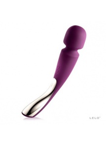 Wodoodporny masażer Lelo - Smart Wand Large Plum fioletowy duży