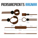 Zacisk erekcyjny lasso - Velv'Or Rooster Ragnar Lasso Design Cock Ring Brązowy