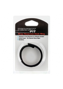 Zacisk na penisa - Perfect Fit Neoprene Snap Cockrings 