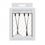 Zaciski na sutki - S&M Ruby Black Nipple Clips 