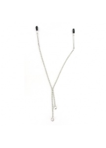 Zaciski na sutki z kryształkami - Sportsheets Midnight Teardrop Nipple Clips 