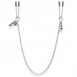 Zaciski na sutki z łańcuszkiem - Fifty Shades of Grey Darker At My Mercy Beaded Chain Nipple Clamps 
