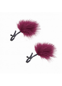 Zaciski na sutki z piórkami - S&M Enchanted Feather Nipple Clamps  