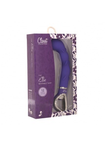 Zakręcony wibrator do punktu G - Closet Collection Ellie G Twist Vibrator Purple 