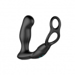 Zdalnie sterowany masażer prostaty z pierścieniami na penisa i jądra - Nexus Revo Embrace Waterproof Remote Control Rotating Prostate Massager   