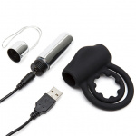 Zdalnie sterowany pierścień na penisa - Fifty Shades of Grey Relentless Vibrations Remote Control Love Ring  